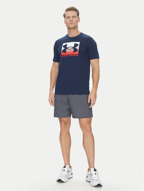Under Armour Under Armour T-shirt Boxed Sports 1386793 Tamnoplava Loose Fit