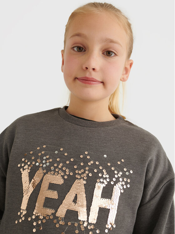 Mayoral Mayoral Суитшърт 7471 Сив Relaxed Fit