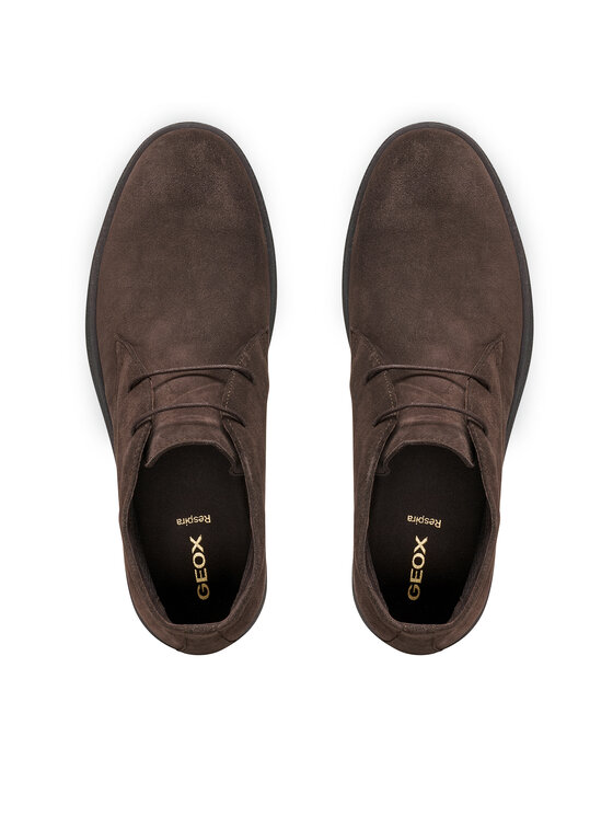 Geox Geox Kotníková obuv U Claudio U6658D 00022 C6326 Tmavě hnědá