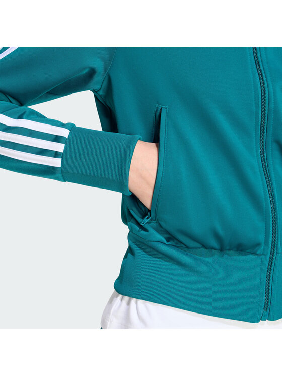 adidas adidas Džemperis Firebird Classic KQ6530 Žalia Regular Fit