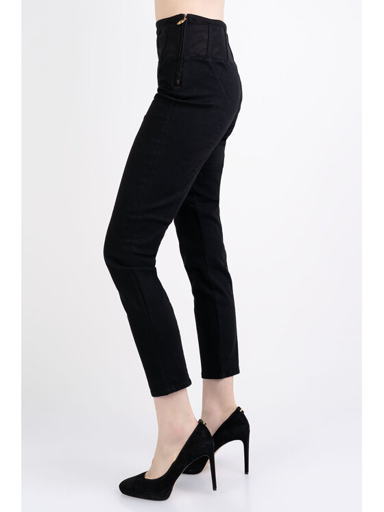 PINKO Pinko Spodnie materiałowe GALASSIA Czarny Slim Fit