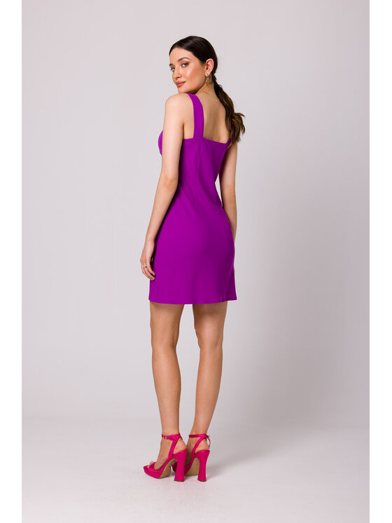 Makover Makover Vestito da giorno K159 Viola Regular Fit