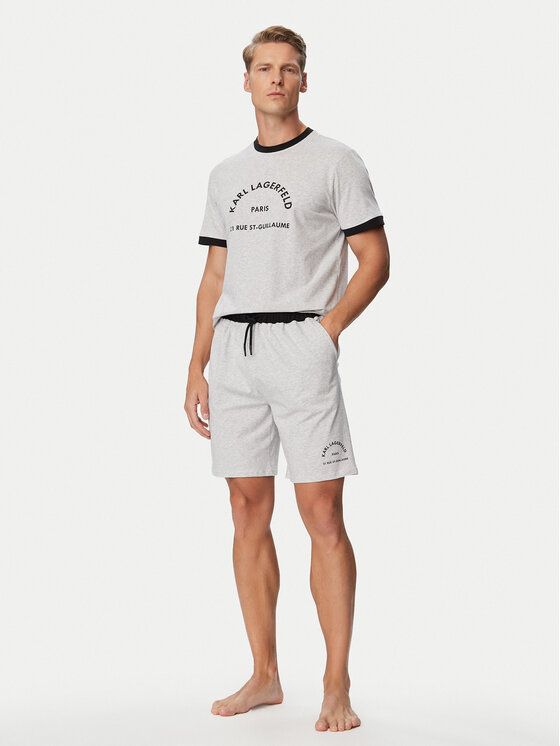 KARL LAGERFELD KARL LAGERFELD Піжама B4M45003 Сірий Relaxed Fit