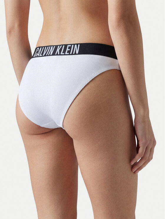 Calvin Klein Swimwear Calvin Klein Swimwear Spodní část bikin LV00Q61240 Bílá