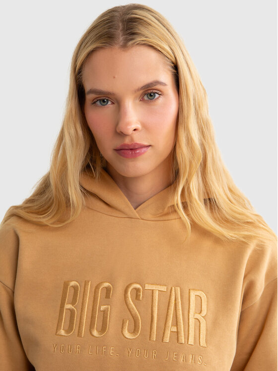 BIG STAR BIG STAR Bluza LARISSA_801_170 Brązowy Classic Fit