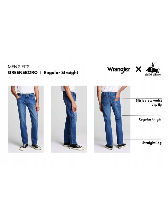 Wrangler Wrangler Jeans Greensboro Blu Regular Fit
