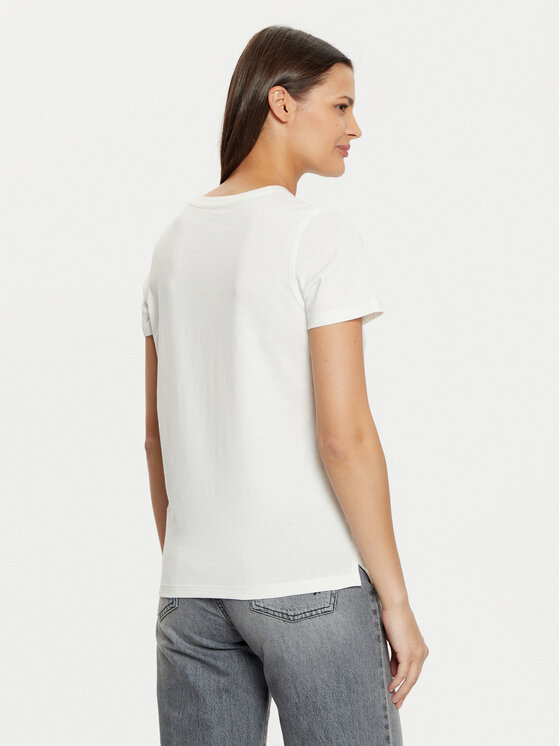 Guess Guess Marškinėliai W5RI19 I3Z14 Balta Regular Fit