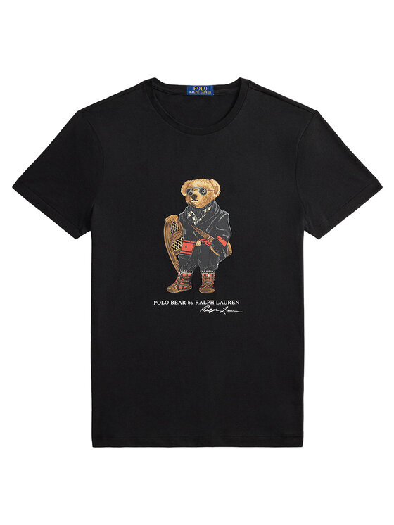 Polo Ralph Lauren Polo Ralph Lauren T-Shirt 710P00094001 Μαύρο Custom Slim Fit