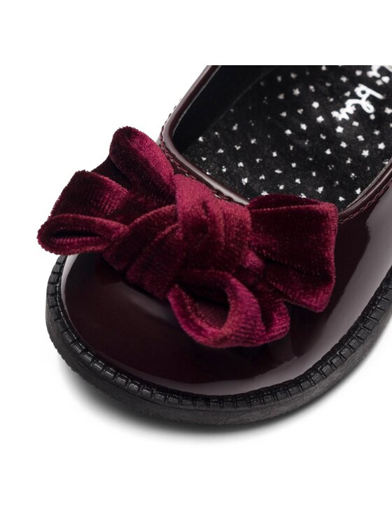 Nelli Blu Nelli Blu Balerinke CM220831-25 Bordo rdeča