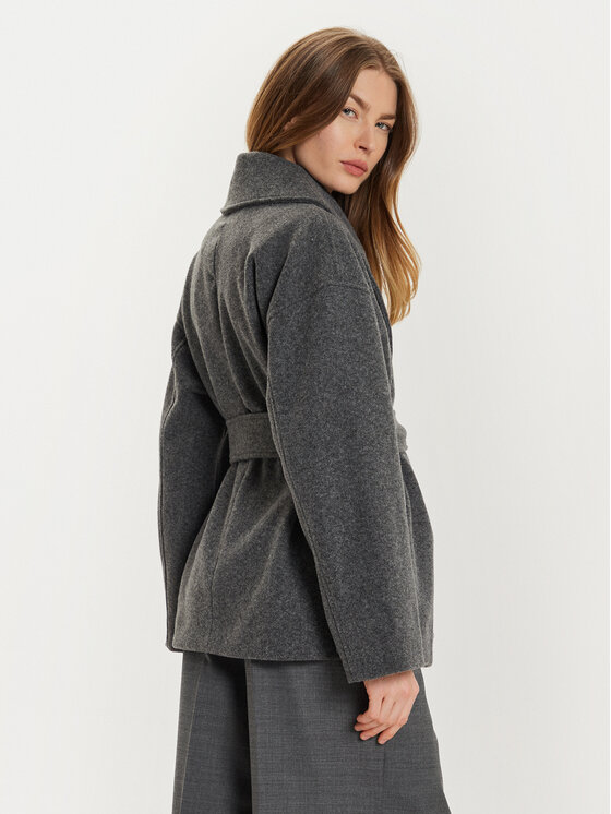 Gina Tricot Gina Tricot Μπουφάν μεταβατικό 22988 Γκρι Regular Fit