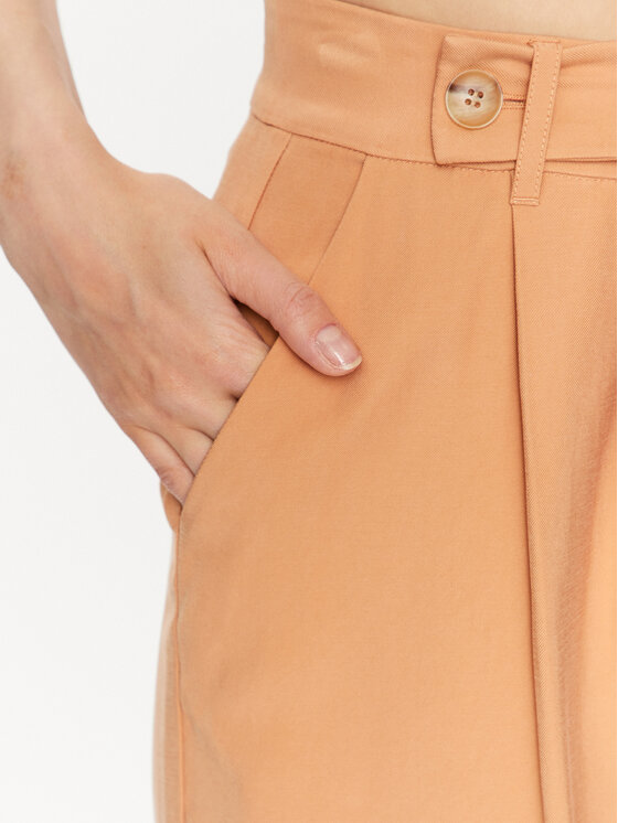 DKNY DKNY Palazzo hlače P3EK8Q84 Oranžna Regular Fit