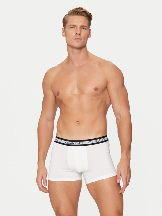 Gant Gant Komplekti kuulub 3 paari boksereid Basic 900003053 Valge