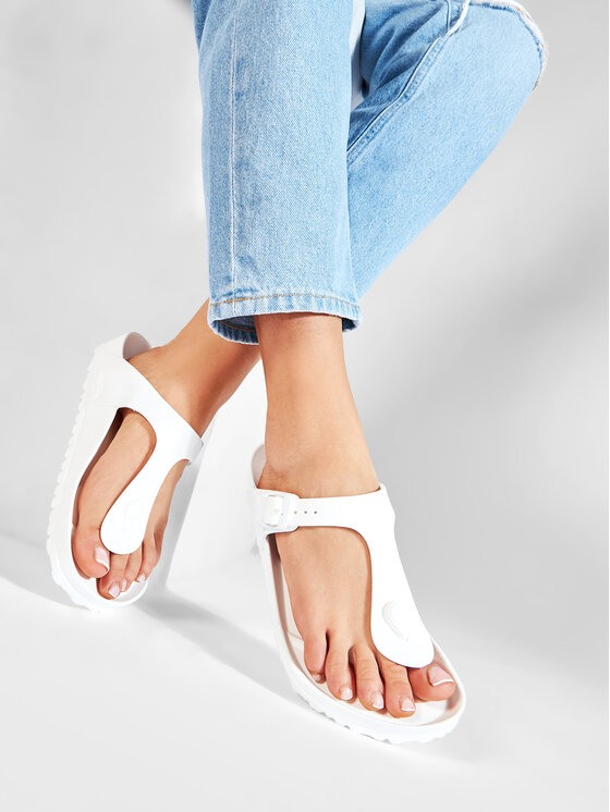 Birkenstock Birkenstock Flip flop Gizeh EVA 0128221 Alb