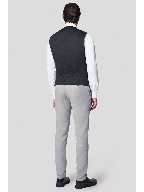 Lancerto Lancerto Kamizelka Cuneo KA131224000001 Czarny Slim Fit
