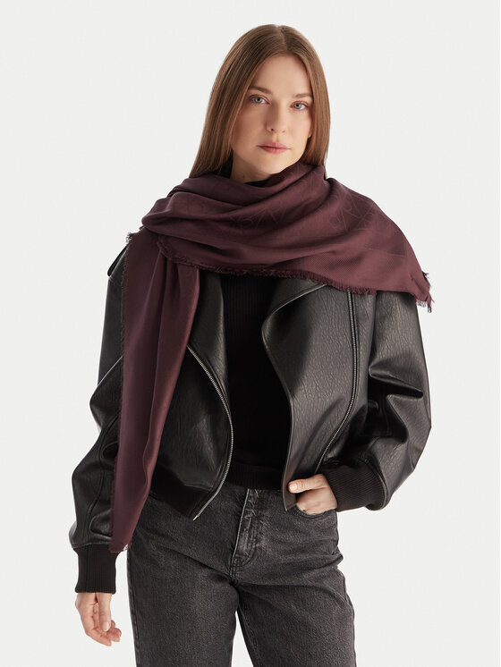 Calvin Klein Calvin Klein Scialle Emblem Aop Tonal LV04D8063G Bordeaux