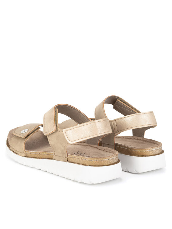 Inblu Inblu Sandały CN310200 Złoty