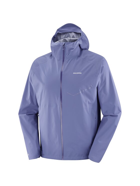 Salomon Salomon Kurtka przeciwdeszczowa BONATTI WATERPROOF JKT M Fioletowy jasny Regular Fit
