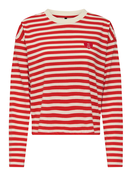 ONLY ONLY Bluza Livina 15359682 Rdeča Regular Fit