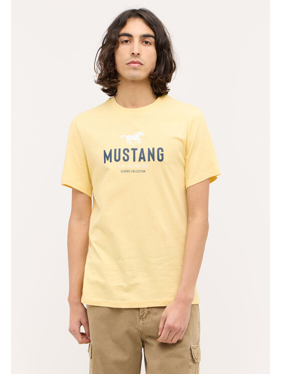 Mustang Mustang T-shirt AUSTIN Giallo Regular Fit
