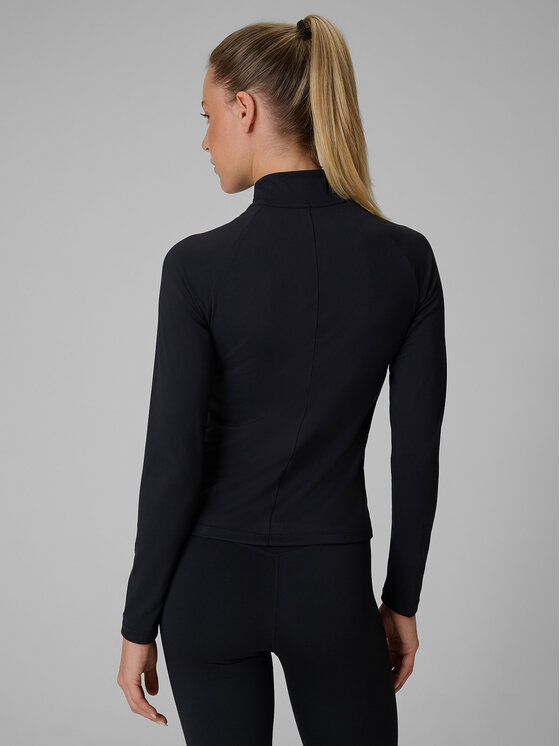 4F 4F Bluza techniczna BASIC+ Czarny Slim Fit