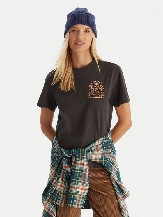 Billabong Billabong Póló EBJZT00496 Fekete Oversize