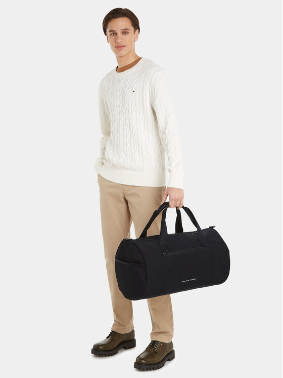 Tommy Hilfiger Tommy Hilfiger Krepšys Th Skyline Duffle AM0AM11551 Juoda