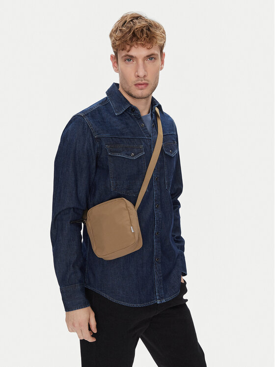 Jack & Jones Jack & Jones Taška cez rameno Jaceverett 12276803 Hnedá