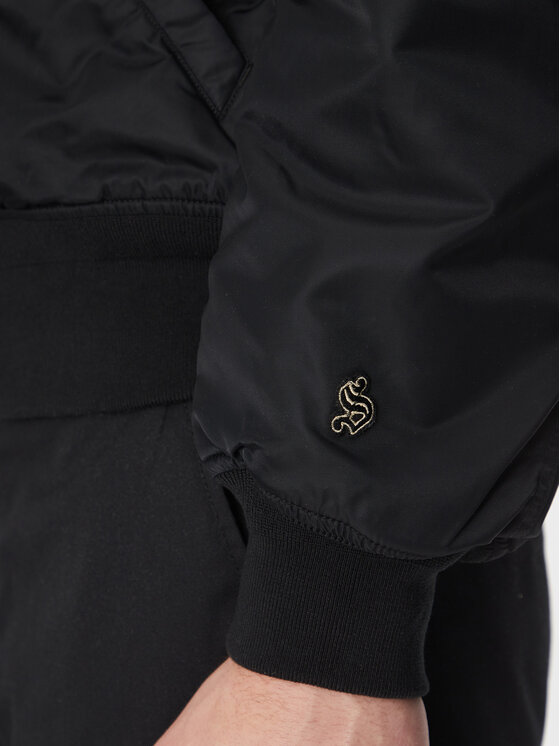 SCHOTT N.Y.C. SCHOTT N.Y.C. Kurtka bomber Sporting Czarny Oversize