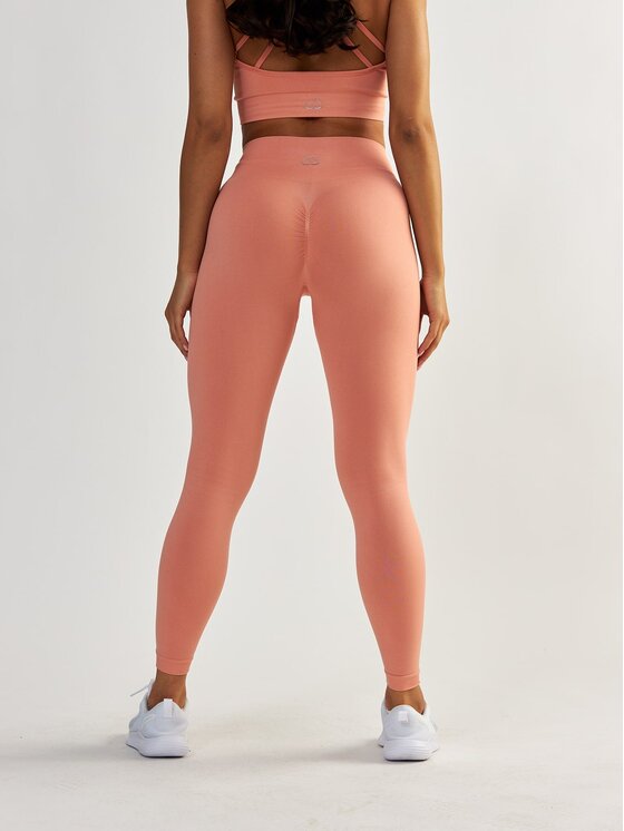 BeShaped BeShaped Legginsy Modelujące - Gym Queen Koralowy Shaping Fit