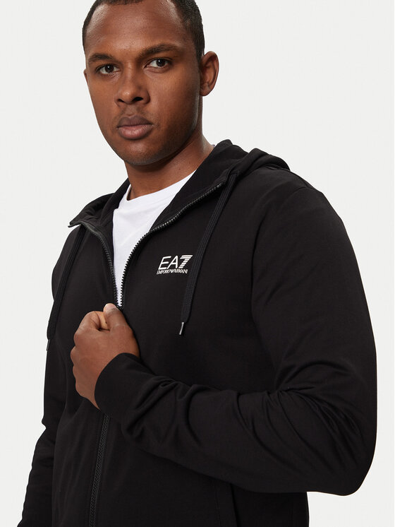 EA7 Emporio Armani EA7 Emporio Armani Pulóver 8NPM33 PJVRZ 1200 Fekete Regular Fit