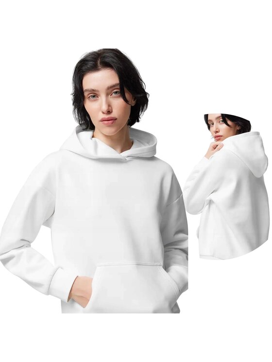 Outhorn Outhorn Bluza OTHWSS24TSWSF1149-11S Biały Oversize