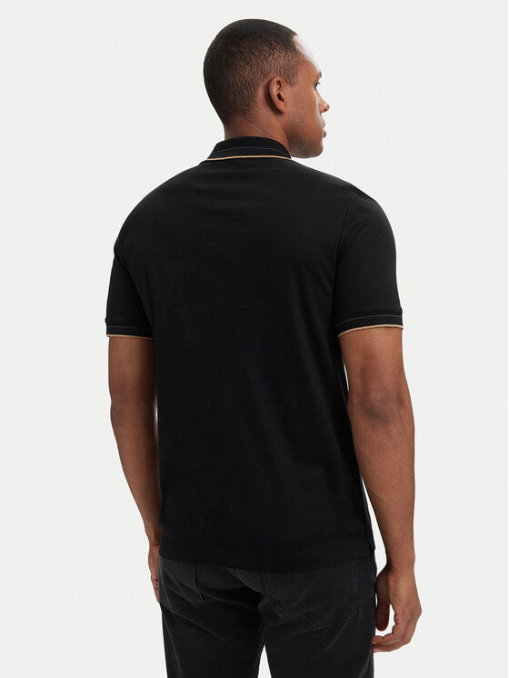 BOSS BOSS Poloshirt H-Phillipson 195 50565587 Schwarz Slim Fit