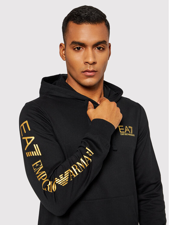 EA7 Emporio Armani EA7 Emporio Armani Majica dugih rukava 7M000569 AF13512 MC004 Crna Regular Fit