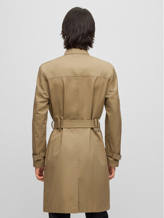 HUGO Hugo Trench Maluks2341 50493354 Beige Regular Fit