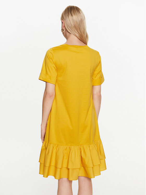 Weekend Max Mara Weekend Max Mara Vestito da giorno Vanna 2356210331 Giallo Regular Fit