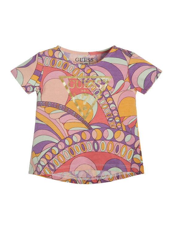 T-shirt K3GI05 K6YW3 Multicolore Regular Fit