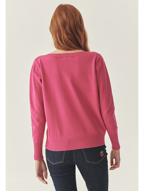 TATUUM Tatuum Sweter FIFER 1 Różowy Oversize