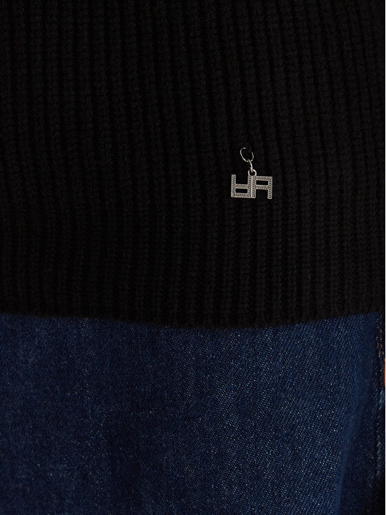 Artigli Artigli Rollkragenpullover ACMA002876 Schwarz Regular Fit