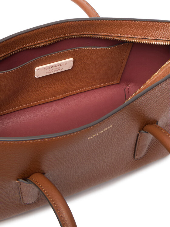 Coccinelle Coccinelle Torbica T8A Coccinelle Double Beat E1 T8A 11 03 01 Smeđa