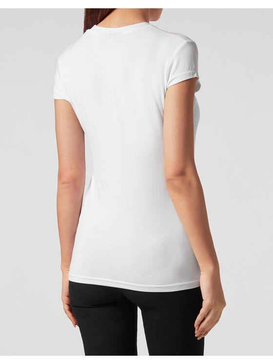 PHILIPP PLEIN PHILIPP PLEIN T-Shirt 3381 Bílá Regular Fit