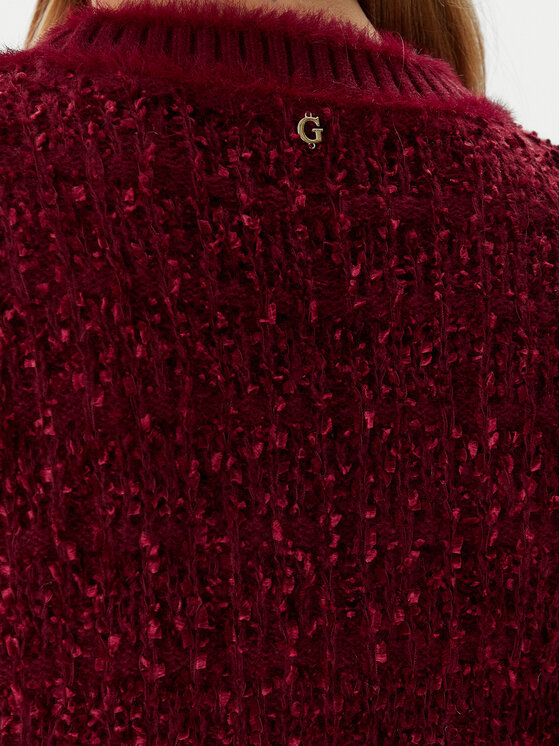 Guess Guess Strickjacke W5BR0E Z4090 Rot Slim Fit