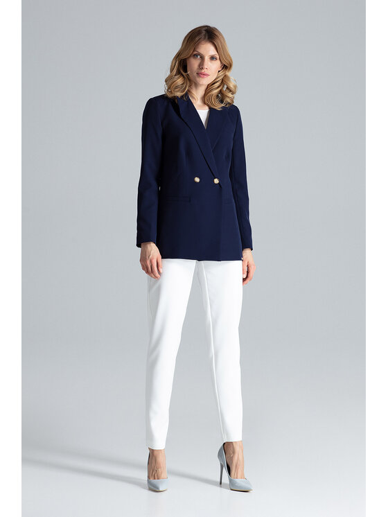 FIGL FIGL Sako M642 Modrá Regular Fit