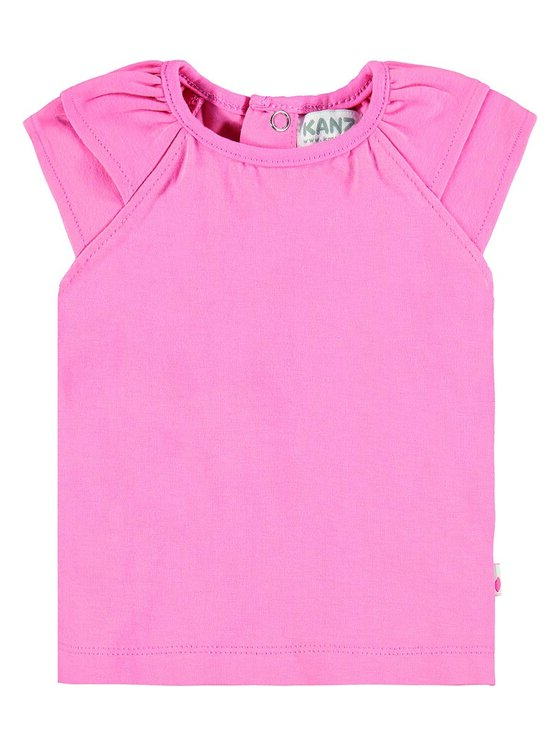 Kanz Kanz Bluzka 1632243-2870 Różowy Basic Fit