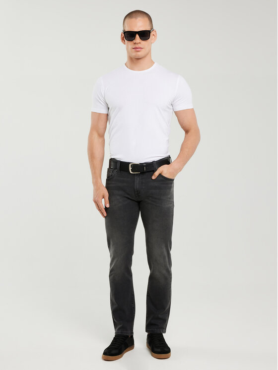 BIG STAR BIG STAR Jeansy MARTIN Czarny Slim Fit