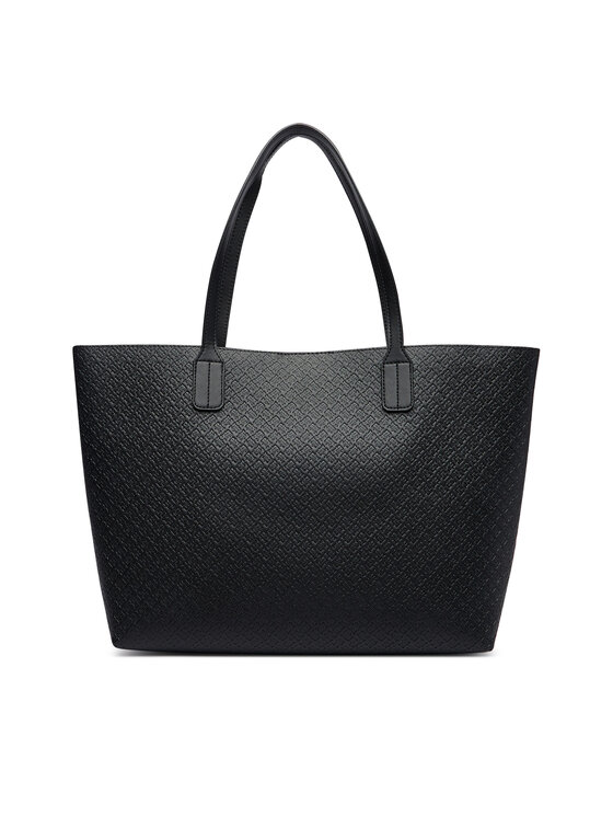 Tommy Hilfiger Tommy Hilfiger Rankinė Th Icon Tote Mono AW0AW19004 Juoda