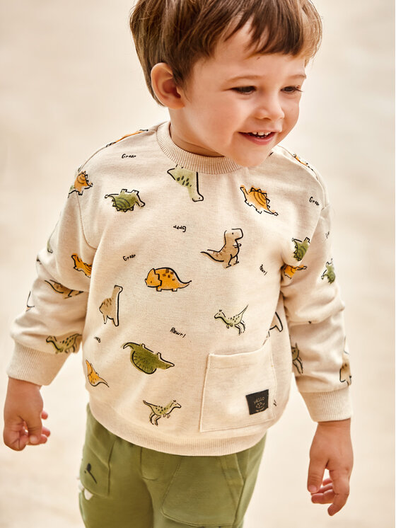 Mayoral Mayoral Суитшърт 1416 Бежов Regular Fit