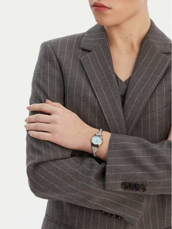 Timex Timex Часовник Main Street TW2Y39400 Сребрист