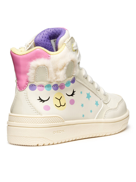Geox Geox Sneakersy J Washiba J56HXE 0BCKN C1M0G M Bílá