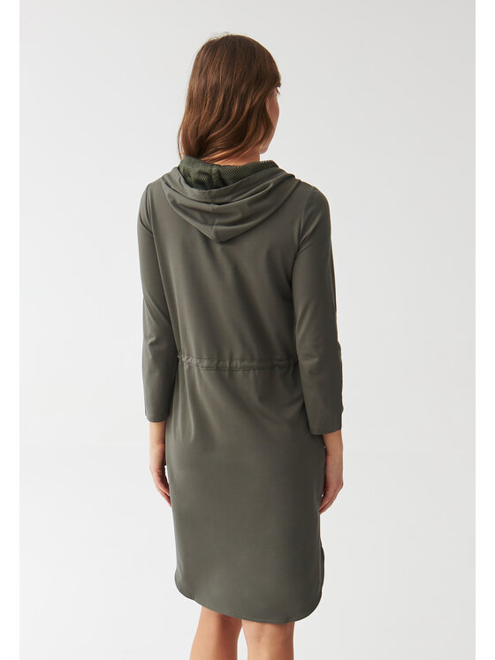 TATUUM TATUUM Sukienka dzianinowa MOLOKO Khaki Oversize