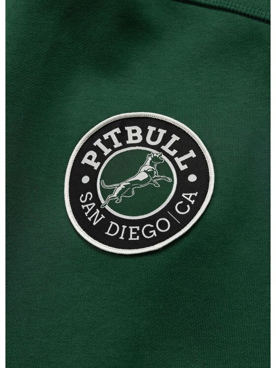 PITBULL PITBULL Bluza BADGER Zielony Regular Fit